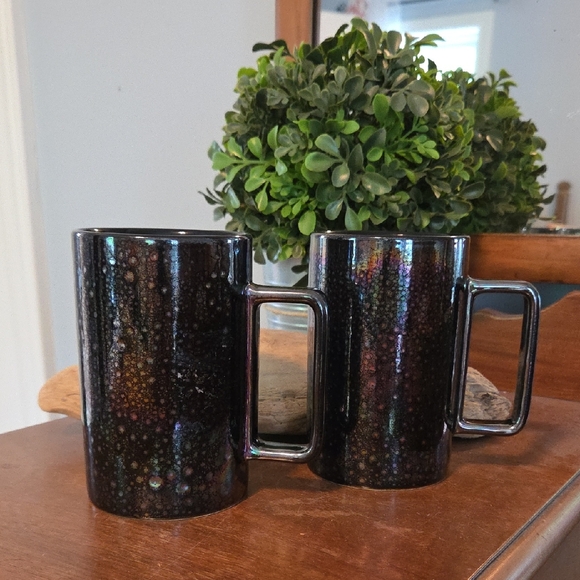 Starbucks Iridescent Rainbow Textured Mugs Set - Picture 1 of 6